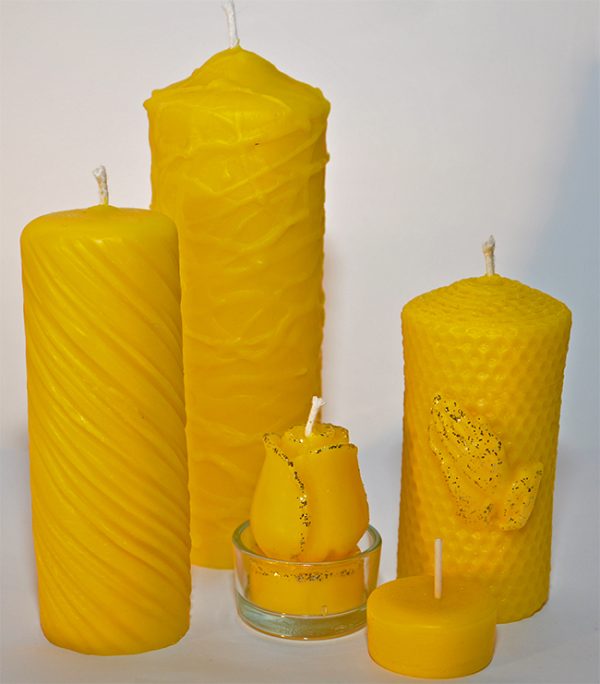 Kerzen aus Bienenwachs