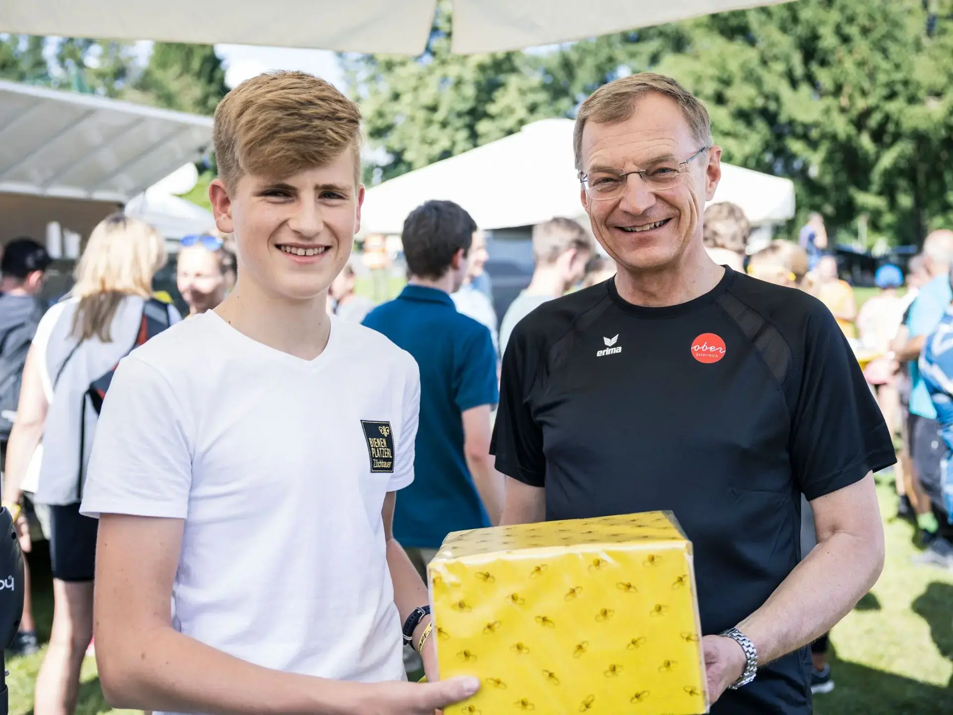 LH Mag. Thomas Stelzer gratuliert Jakob LH Mag. Thomas Stelzer gratuliert Jakob